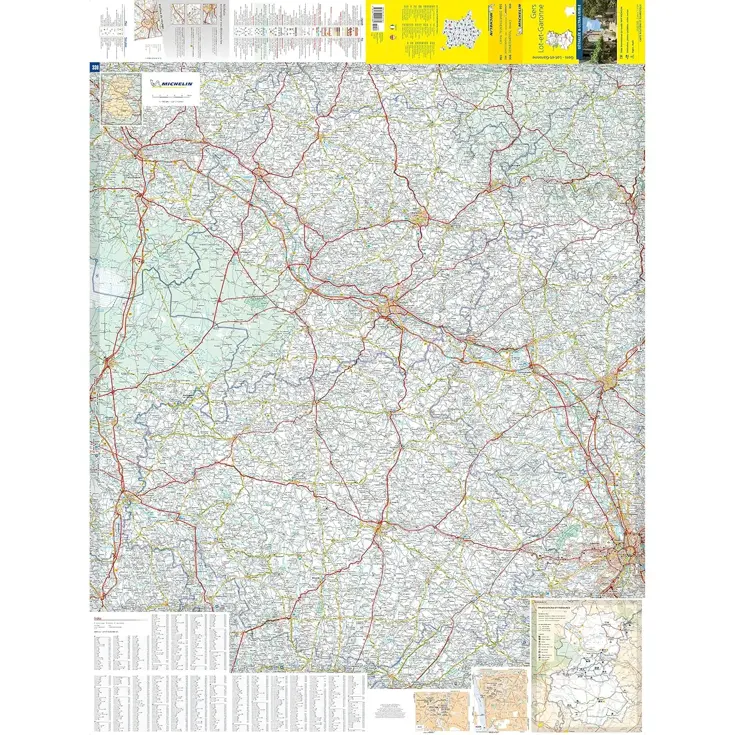 Wegenkaart Local 336 Gers Lot-et-Garonne