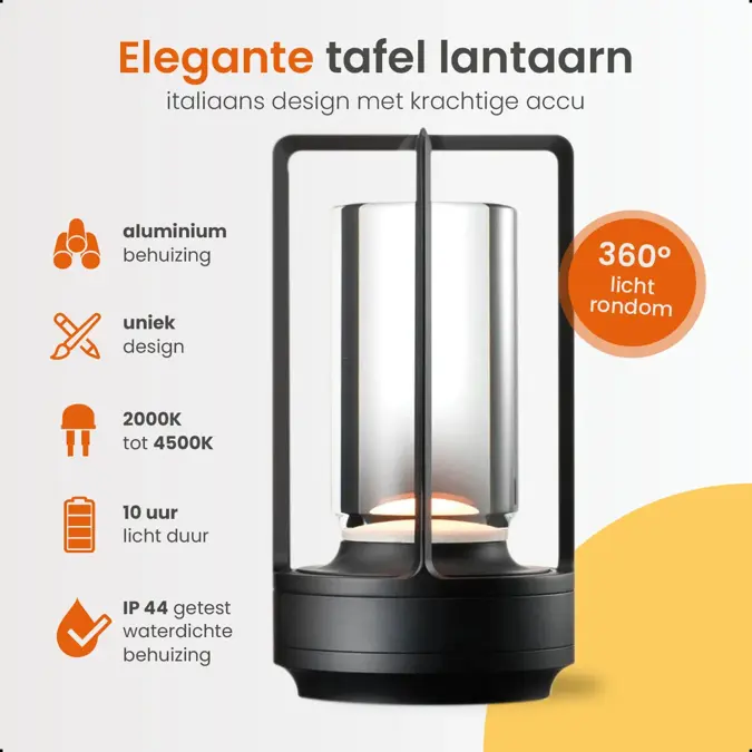 Goliving Lumina Tafellamp Oplaadbaar 17.5cm
