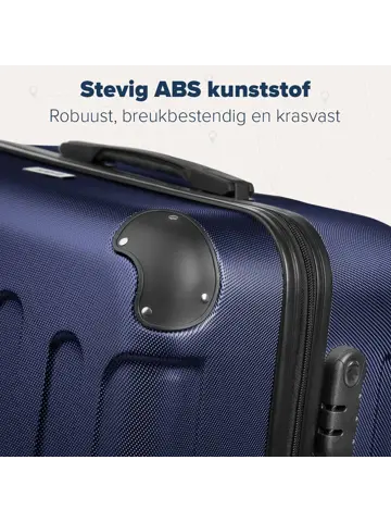 Kofferset – 2 Delig – 38L – Donkerblauw