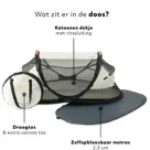 Campingbedje – Met zelfopblaasbare matras - Deryan