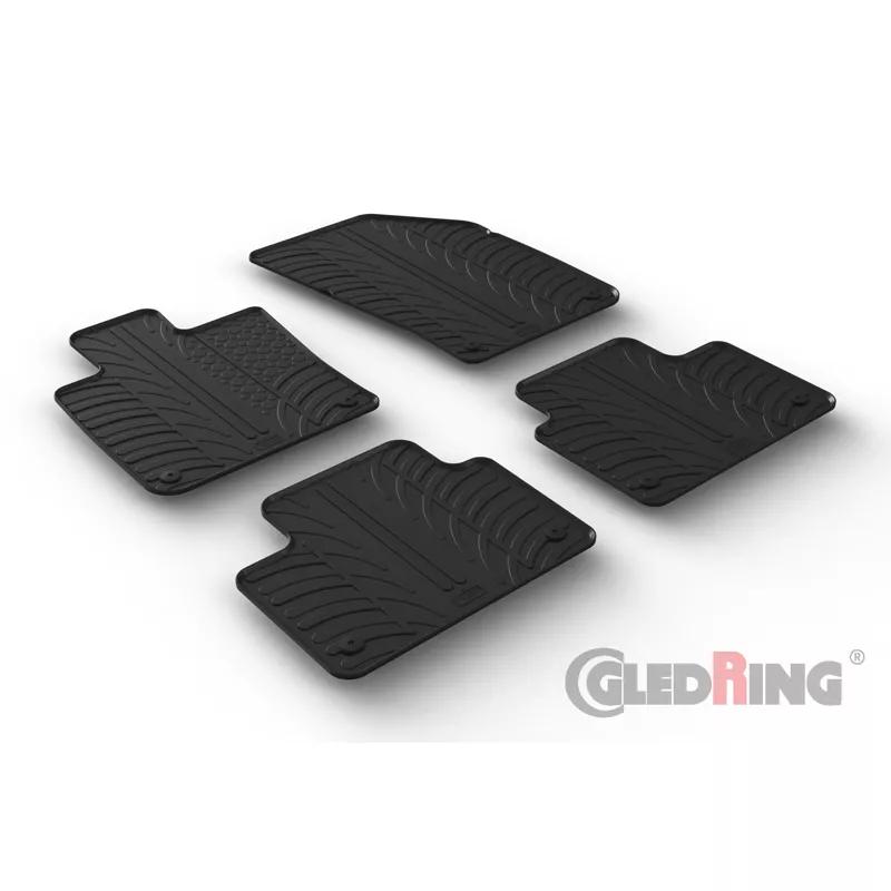 Gledring Volvo S60 & V60 II 2018 - Rubbermatten - Zwart