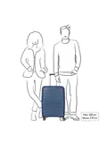 Travelite Mooby 4w Trolley M red |80 L