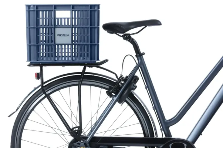 Basil Gerecyclede fietskrat Crate L 40 liter