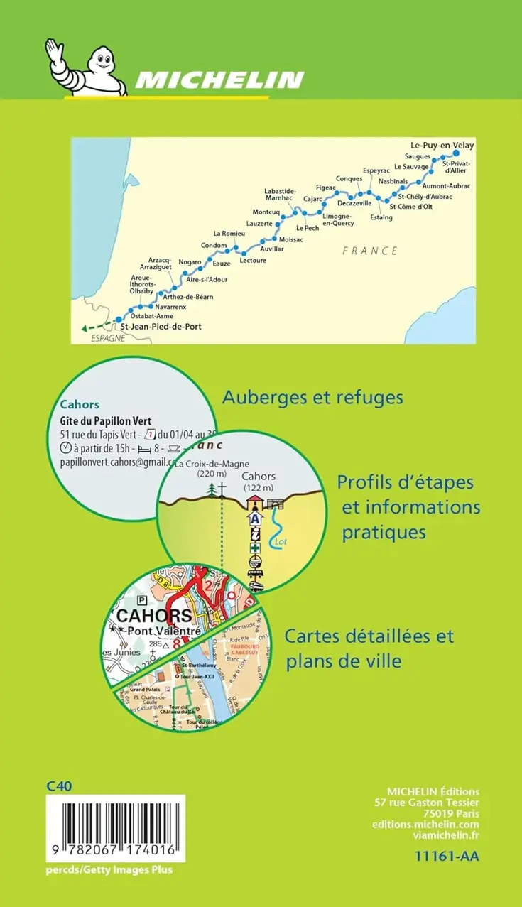 Wegenkaart Zoom 161 Chemin de Compostelle