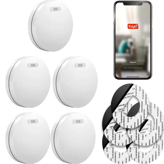 SM11W Slimme rookmelder 5-pack