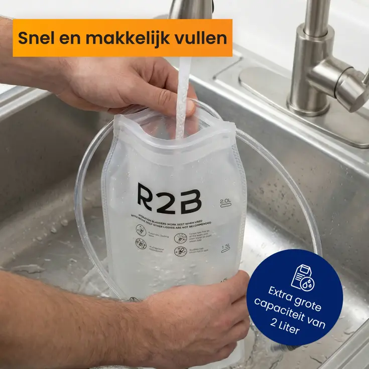Waterzak voor runningvest