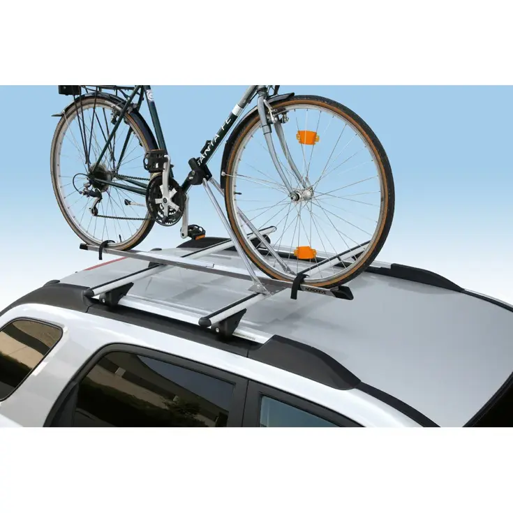 Enkele stalen fietsendrager grijs