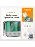Reisflesjes en Toilettassen –14 delig- Groen