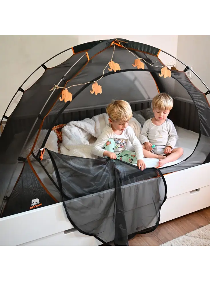 Bedtent Klamboe - 200x90cm - Muggennet - 1mm gaas