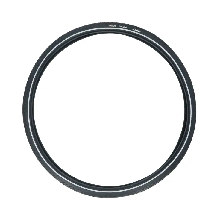 Buitenband Traveller 28 x 1.60 met reflectie zwart