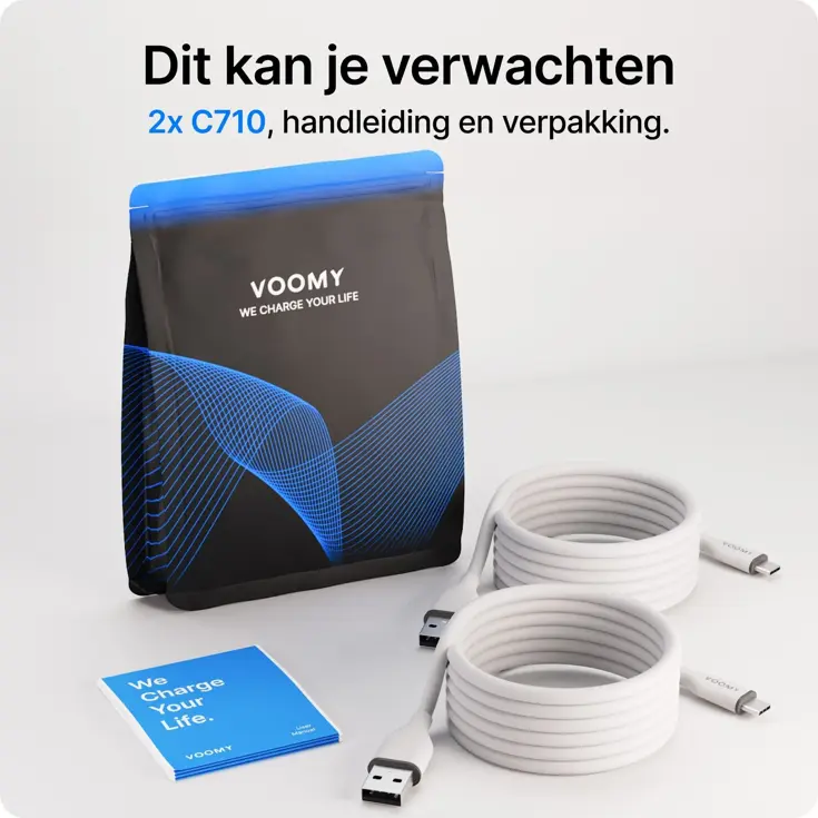 Connect C710 - USB-C naar USB-A - 12W 2-pack