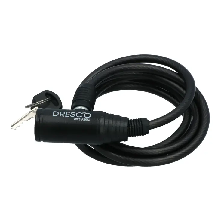 Compact en flexibel kabelslot 150cm met 2 sleutels