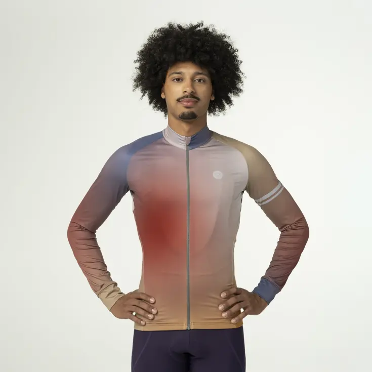 Gradient Fietsshirt Lange Mouwen Performance Heren