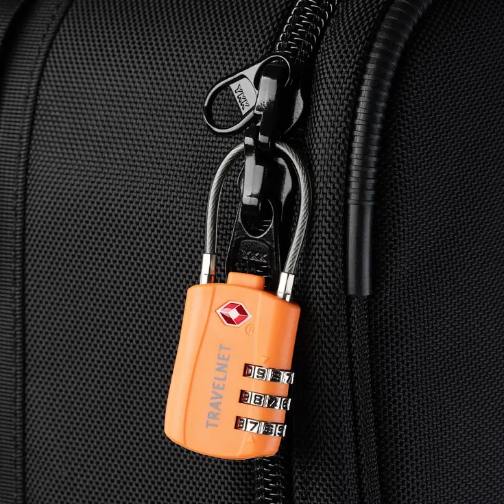 Travelnet TSA Reisslot met Cijfercode Set van 4