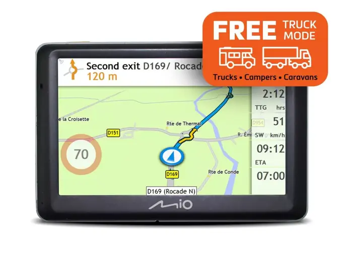 Spirit 7700 LM Truck - Navigatiesysteem - Mio