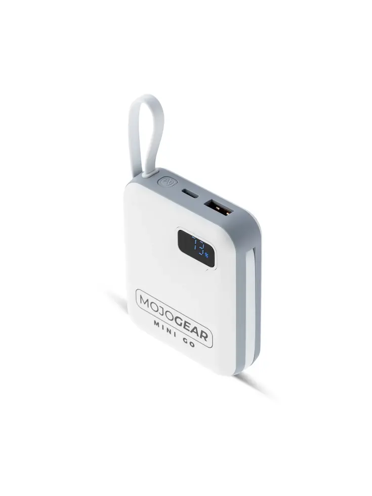 Powerbank 10.000 mAh met Kabels - Wit