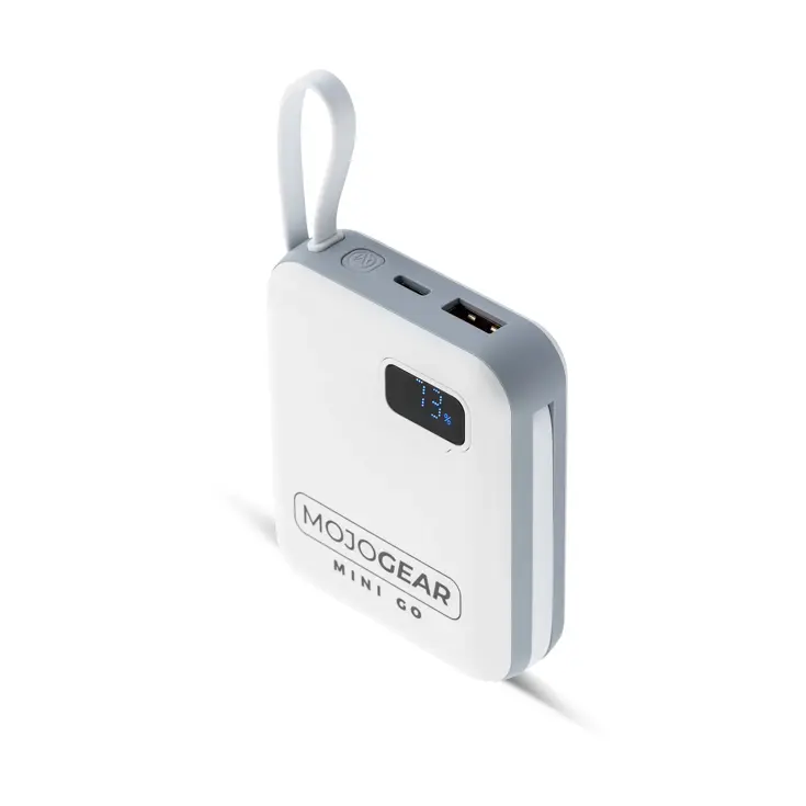 Powerbank 10.000 mAh met Kabels - Wit
