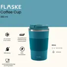 FLASKE 380ML RVS Koffiebeker to Go