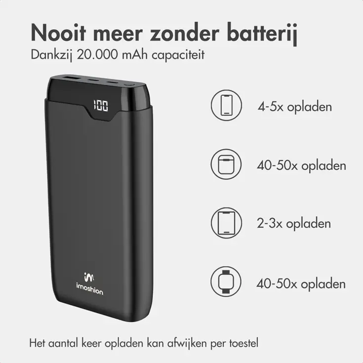 Powerbank 27.000 mAh