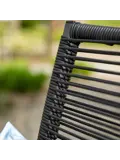 Tess 2st zwarte Tuinstoel