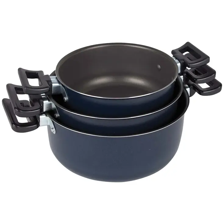 Pannenset Rondo 3-Delig Aluminium
