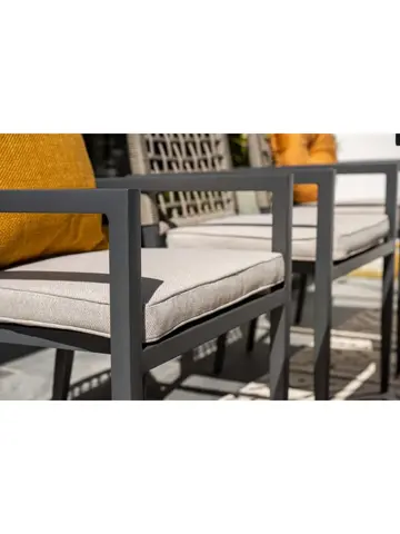 Burela 4st taupe Tuinstoel Garden Impressions