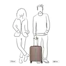 Travelite Paros 4W Trolley S cappuchino |37 L