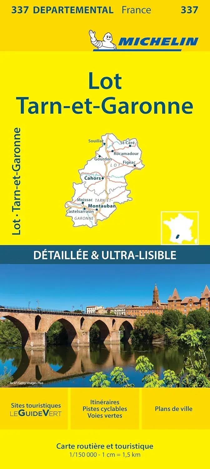 Wegenkaart Local 337 Lot Tarn-et-Garonne