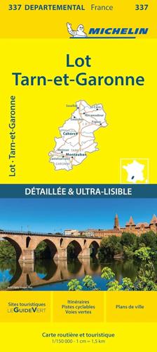 Wegenkaart Local 337 Lot Tarn-et-Garonne