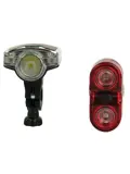 Complete set voor- en achterlicht met bevestiging