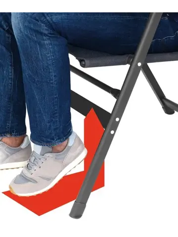 Eurotrail Campingstoel Chateau - Zwart