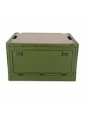 Krat met Houten Deksel en Koeltas