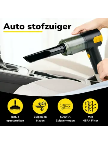 Auto Stofzuiger Draadloos 12V