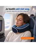 Reiskussen Set - Nekkussen Vliegtuig Memory Foam