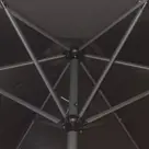 CUHOC Parasol Zwart Ø3m Met Voet En Hoes