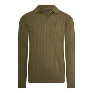 Heren Massa Knit Polo Cappuccino Italia