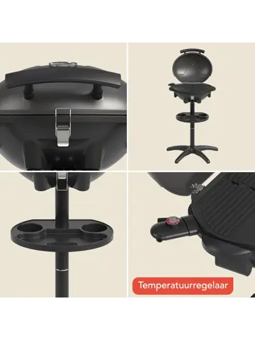 Elektrische BBQ – 2400W – Zwart