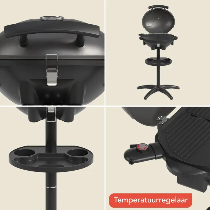 Elektrische BBQ – 2400W – Zwart
