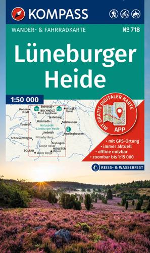 Wandelkaart WK718 Lüneburger Heide