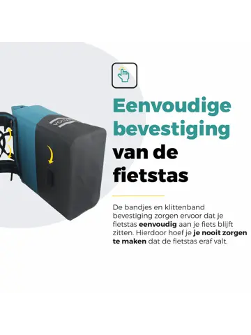 Voltano Rolltop Fietstas Reflectie 50L