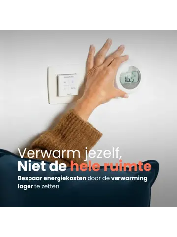 Qnuss Warmtekussen Fluweel 45x45