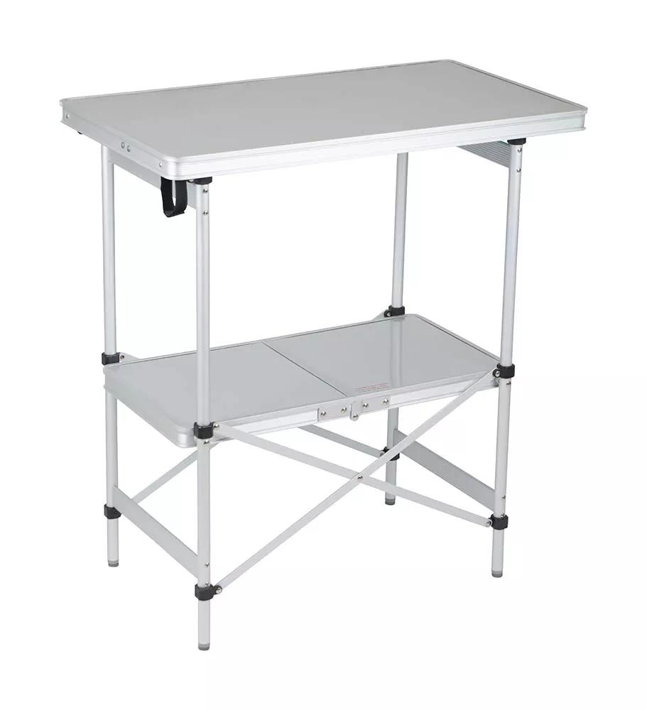 Bo-camp  - Kookkampeertafel - Compact - Plat opvouwbaar - 72x40x78 c