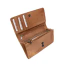 Sigrid - Leren portemonnee - Overslag - 15 pasjes