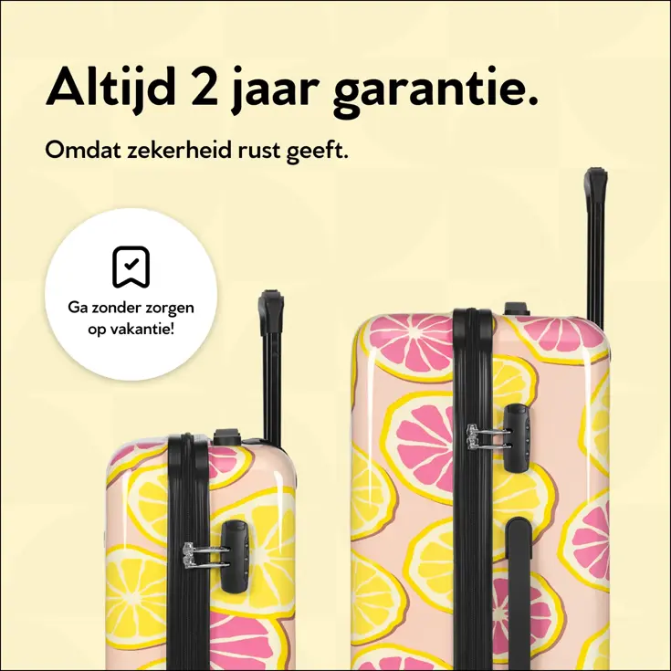 Handbagage Koffer met print - 55cm