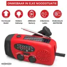 Multifunctionele Noodradio Solar Opwindbaar