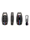 Metalen Sleutelhoesje voor Hyundai grijs D3