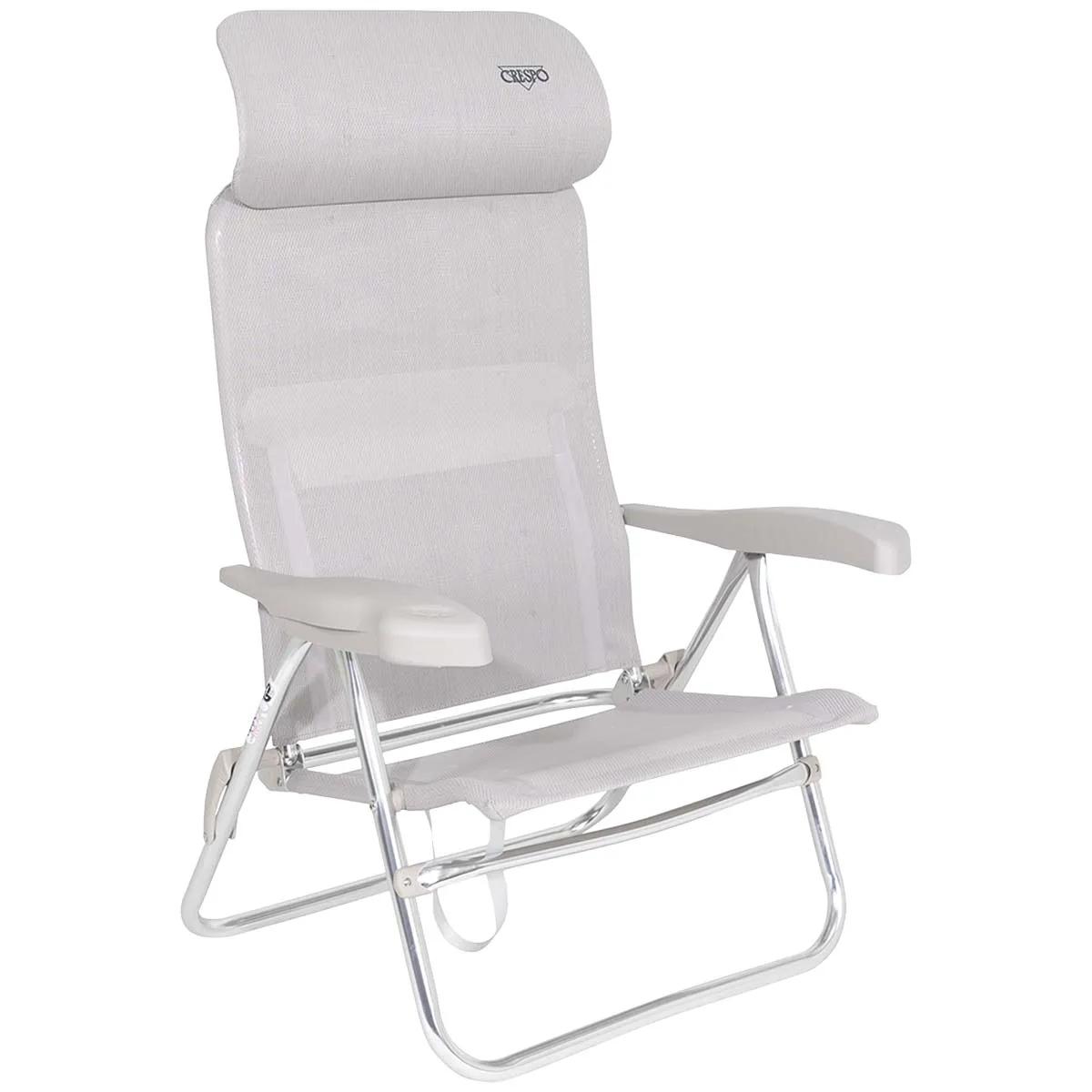 Crespo  Strandstoel AL/205 Compact  Donkergrijs