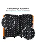 Reiskoffer L ABS 95L met TSA-slot en 360° wielen