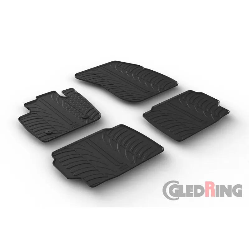 Gledring Ford S-Max 6/2015 & Galaxy 8/2015 - Rubbermatten - Zwart