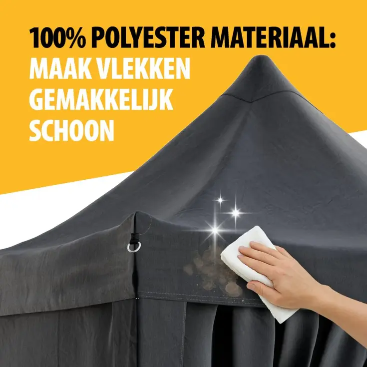 Partytent 3x3m - PT-7810 -  Premium - Antraciet